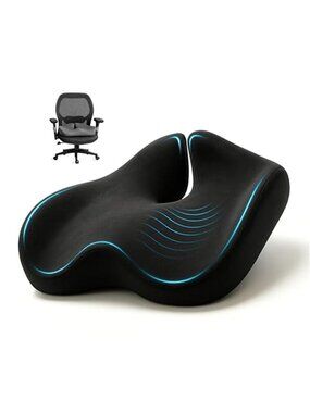 New Ergonomic Seat Cushion for Sciatica & Tailbone Pain Relief – Extra